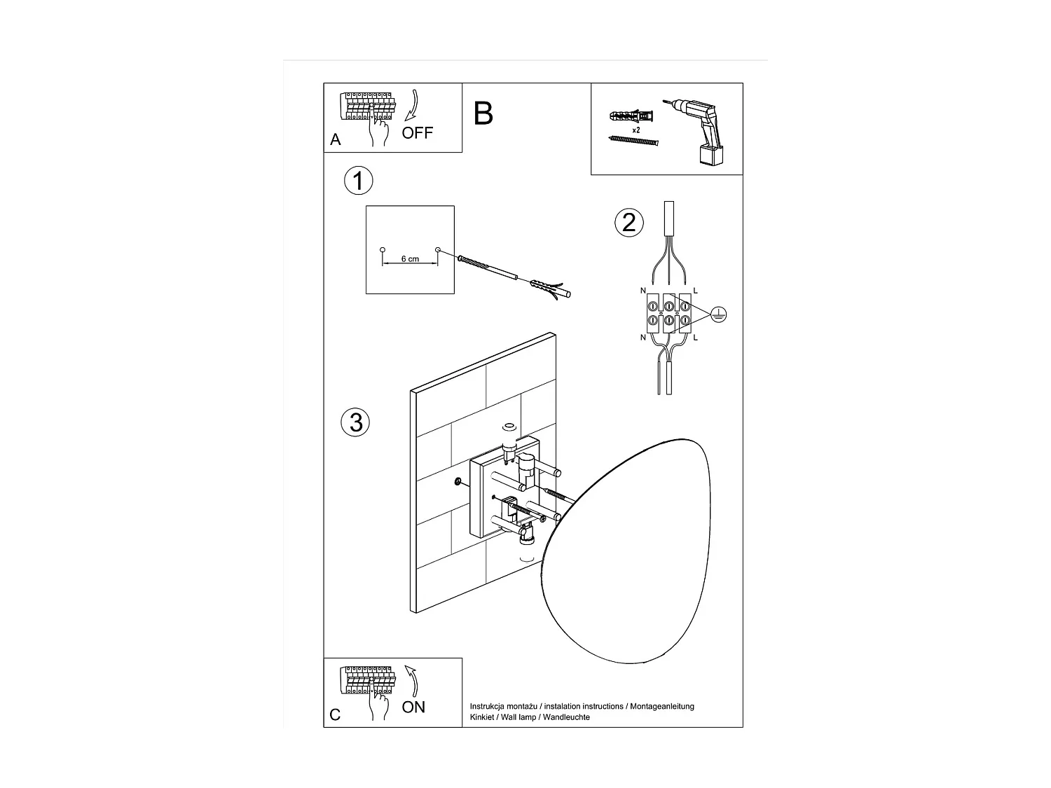Appliques Perceptix moderne en acier - 2 sources lumineuses 3000K - L.25 x H.29 cm - blanc