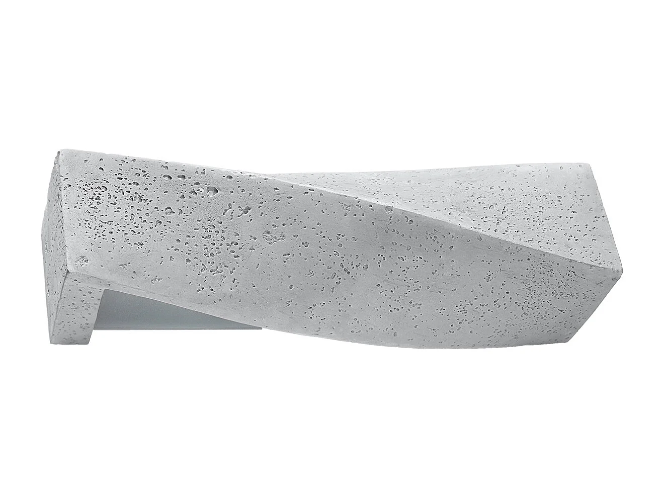 Appliques Sigmonix moderne en béton - 2 sources lumineuses 4000K - L.42 x H.14 cm - gris