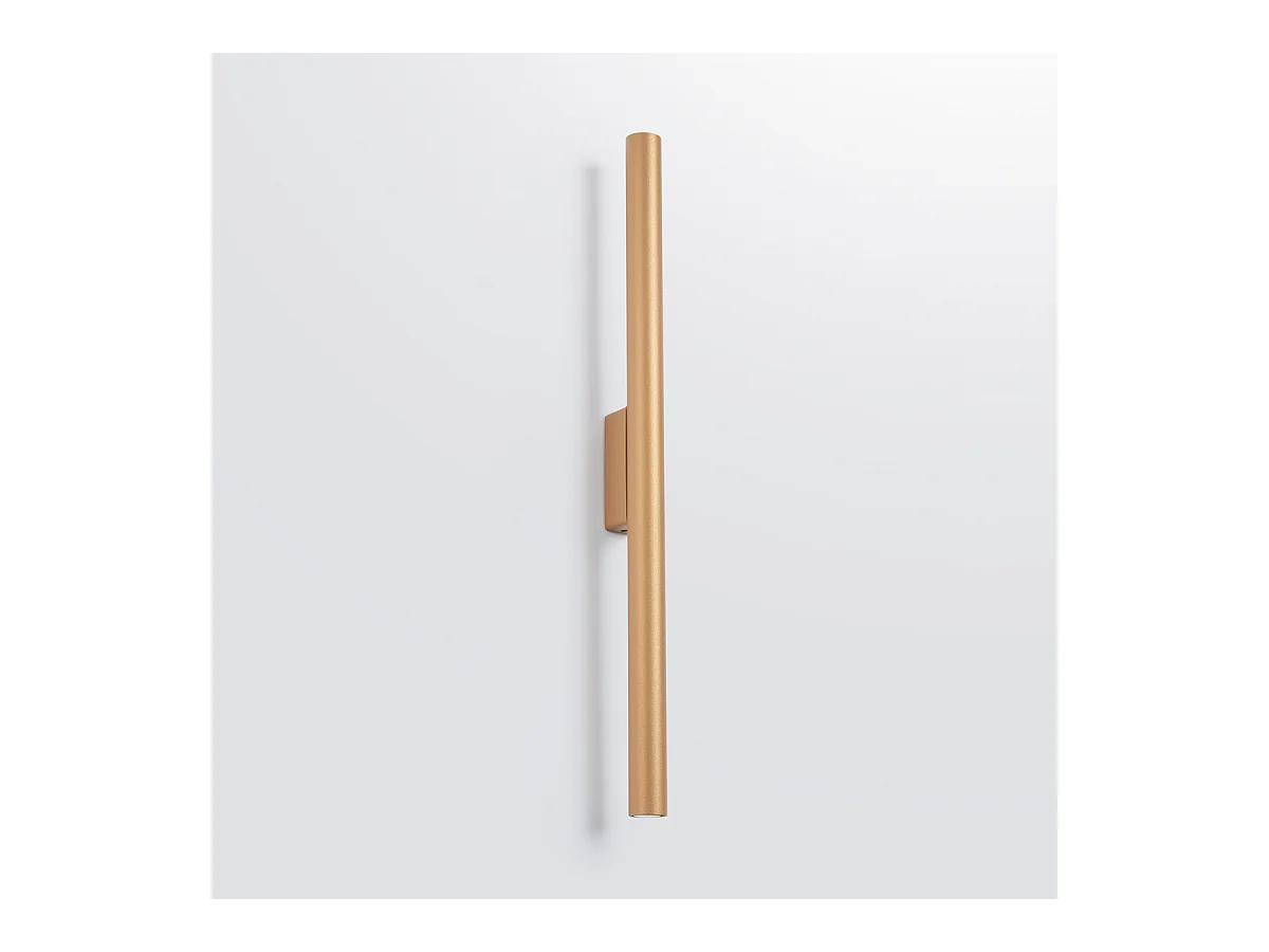 Wandlampen Brill modern aus  Stahl - 2 lichtquellen 3000K - L.2,5 x H. cm - golden