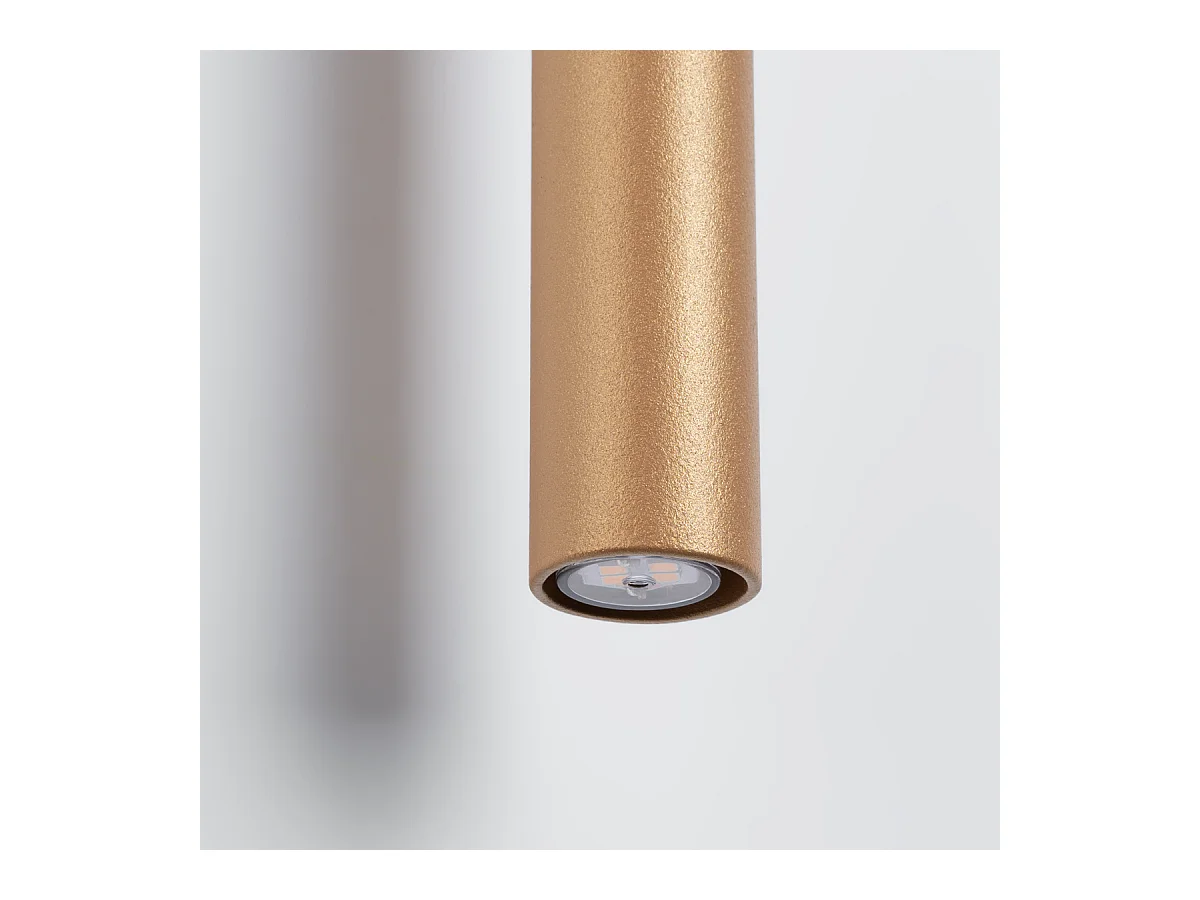 Wandlampen Brill modern aus  Stahl - 2 lichtquellen 3000K - L.2,5 x H. cm - golden