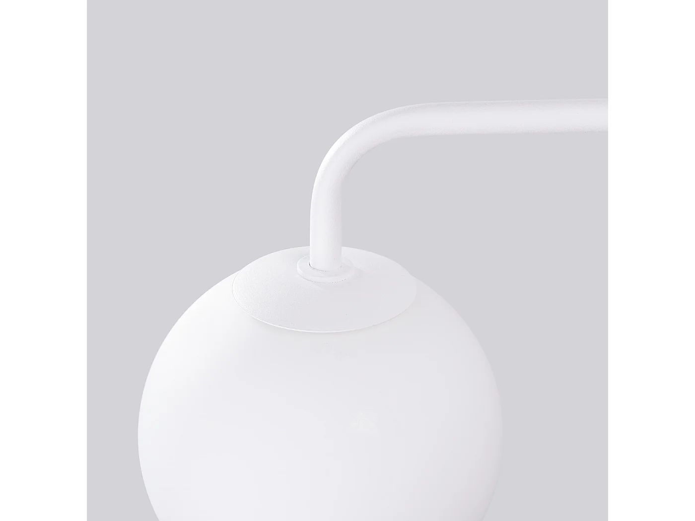 Applique Bealy minimaliste en acier/verre - 1 sources lumineuses 3000K - L.10 x H.21 cm - blanc