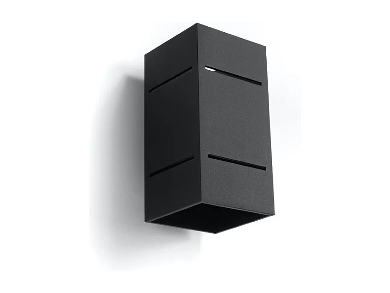 Candeeiros de parede Vivus sótão, alumínio - 1 fontes de luz 4000K - L.10 x H.20 cm - preto