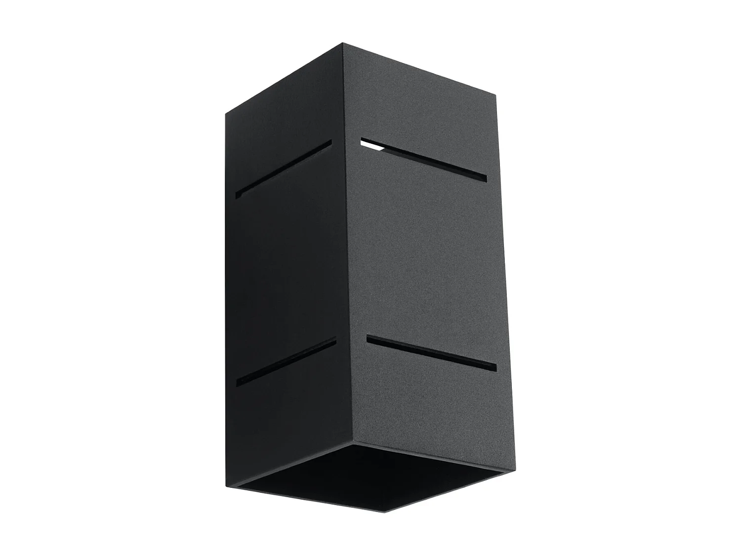 Appliques Vivus grenier en aluminium - 1 sources lumineuses 4000K - L.10 x H.20 cm - noir