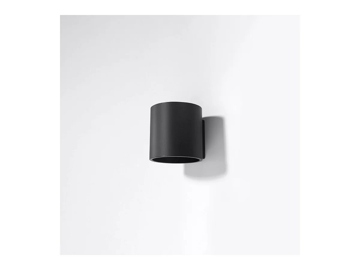 Wandlampen Celeris modern van  - 1 lichtbronnen 3000K - L.10 x H.10 cm - zwart