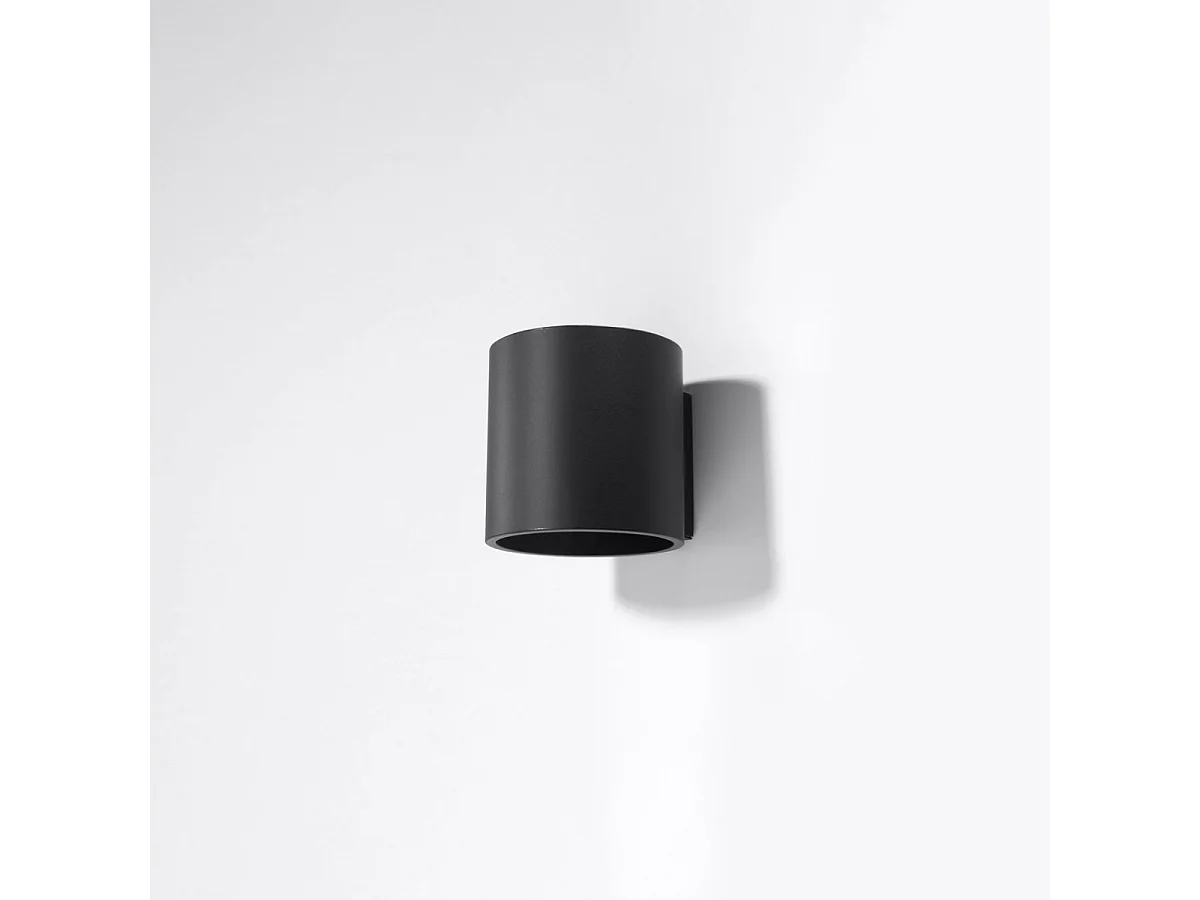 Appliques Celeris moderne en aluminium - 1 sources lumineuses 3000K - L.10 x H.10 cm - noir