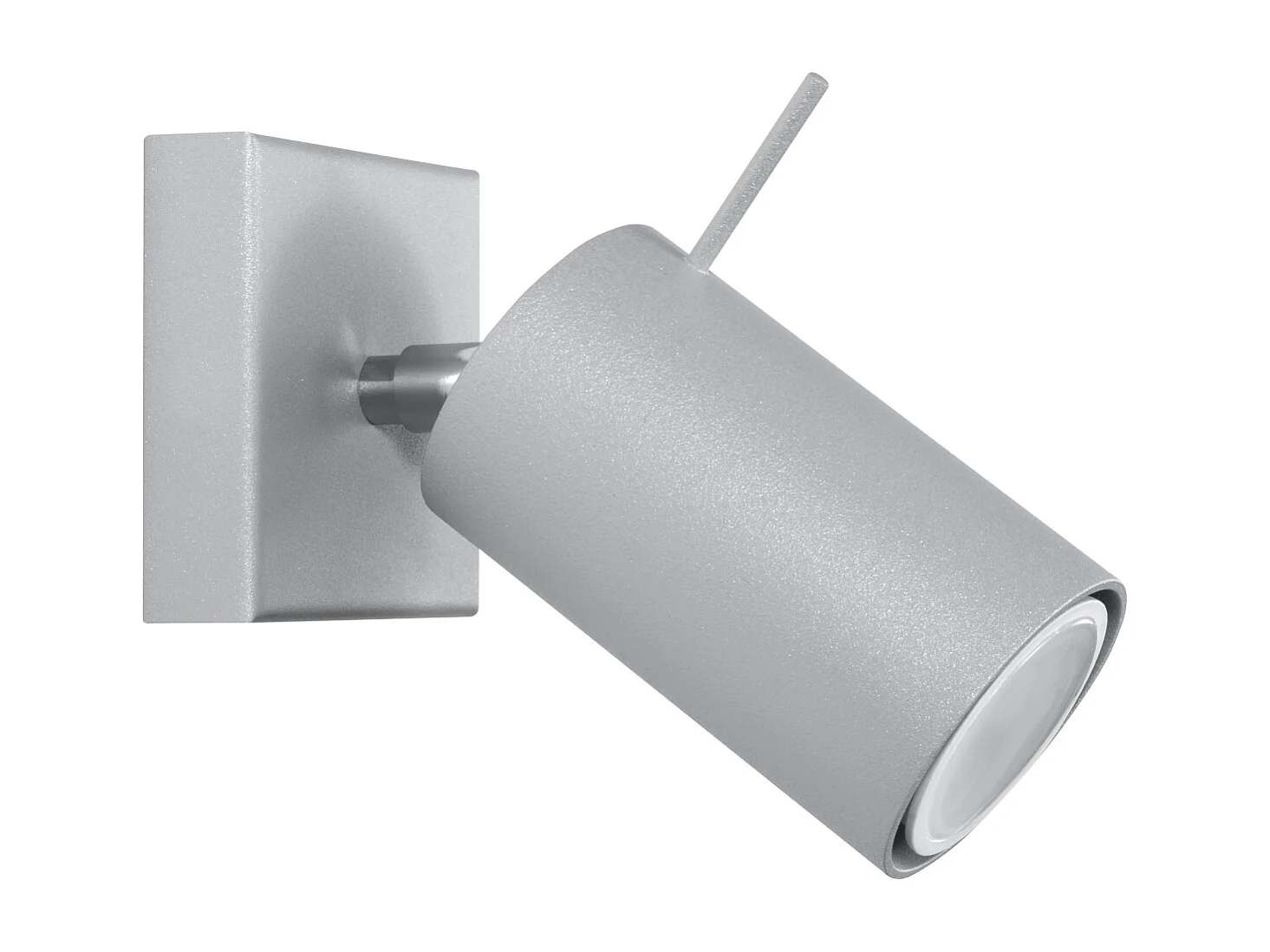 Appliques Briix moderne en acier - 1 sources lumineuses 3000K - L.8 x H.8 cm - gris