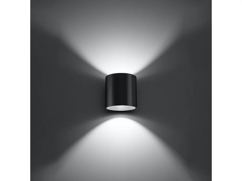 Wandlampen Celeris modern van  - 1 lichtbronnen 3000K - L.10 x H.10 cm - antraciet