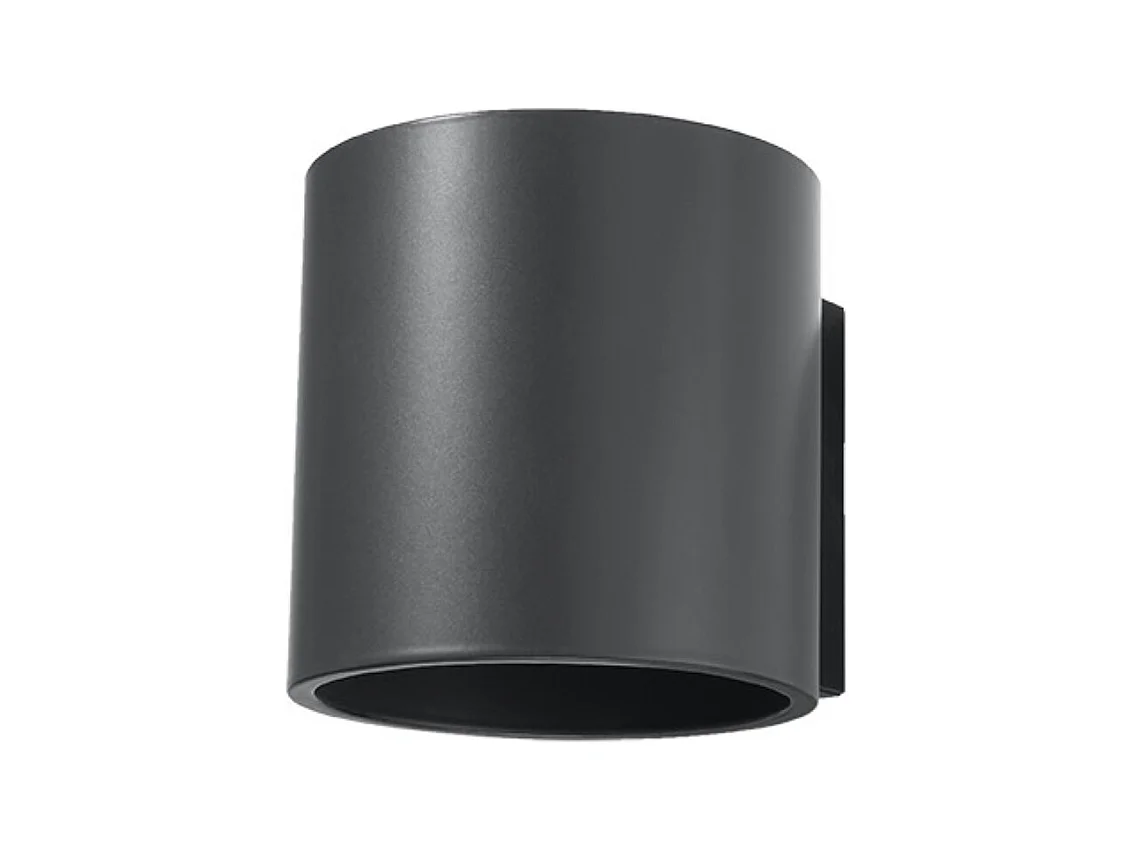 Wandlampen Celeris modern van  - 1 lichtbronnen 3000K - L.10 x H.10 cm - antraciet