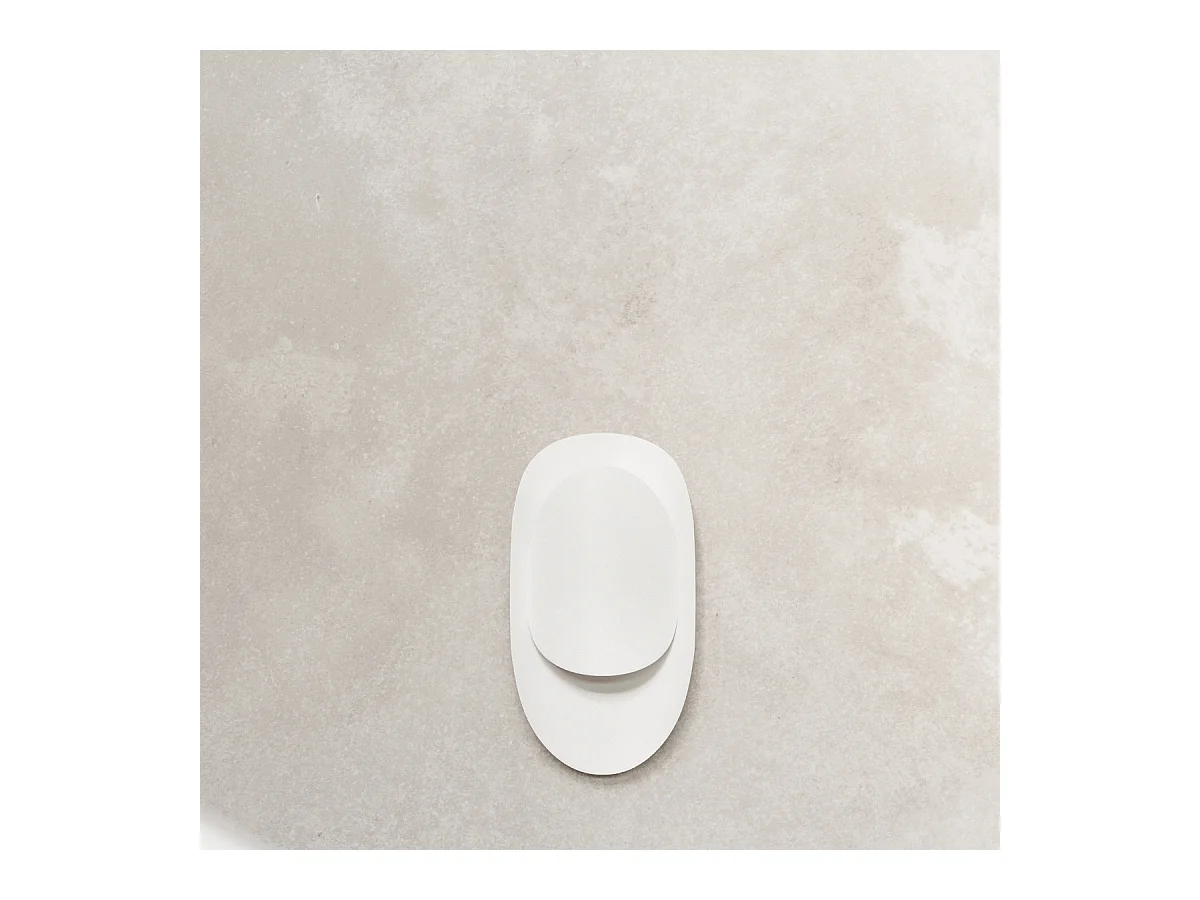 Appliques Revon moderne en acier - 1 sources lumineuses 3000K - L.13 x H.30 cm - blanc