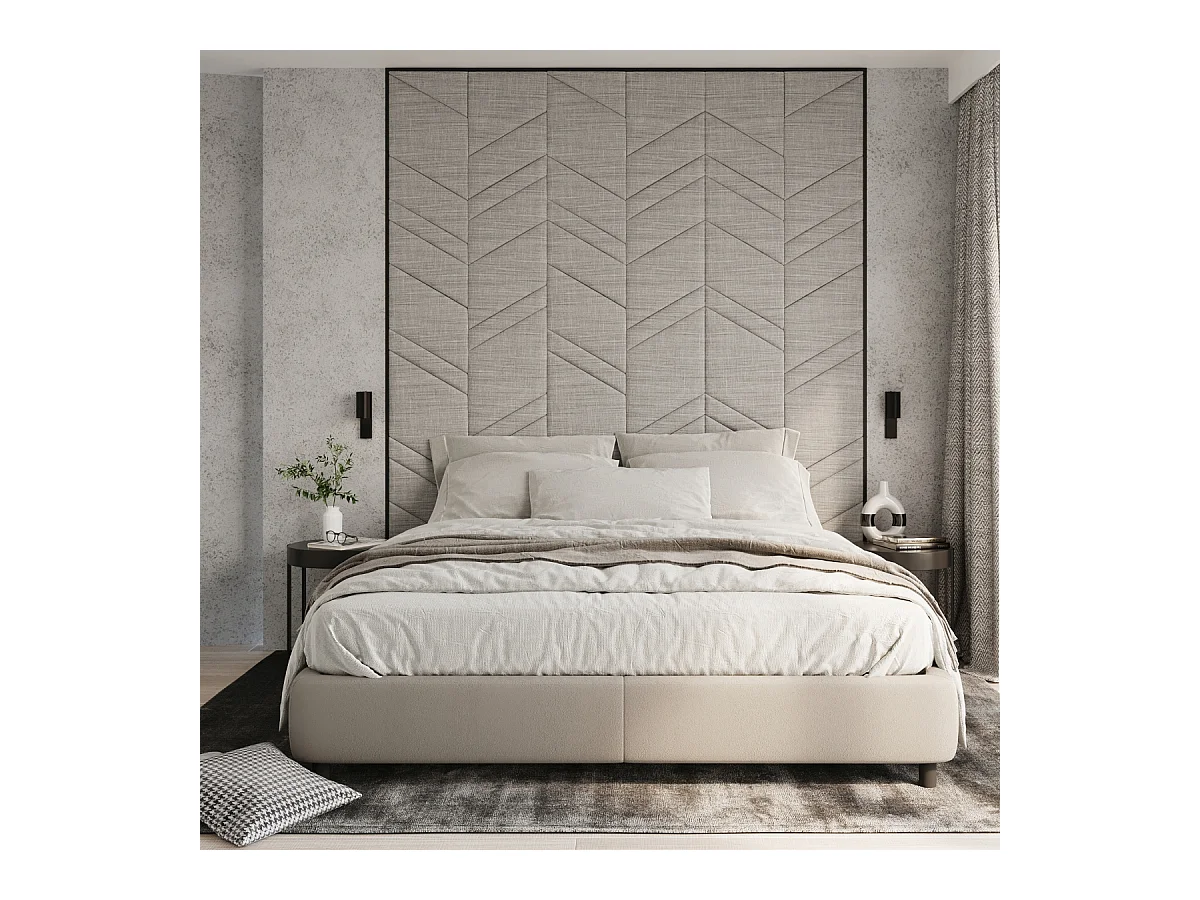 Appliques Nutiq moderne en acier - 1 sources lumineuses 4000K - L.6 x H.15 cm - noir