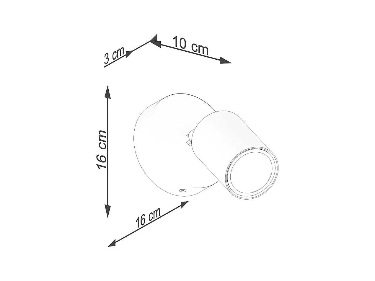 Kinkiety nowoczesny Flare, stal/drewno - 1 źródło światła 3000K - L.16 x H.16 cm - czarny/drewno
