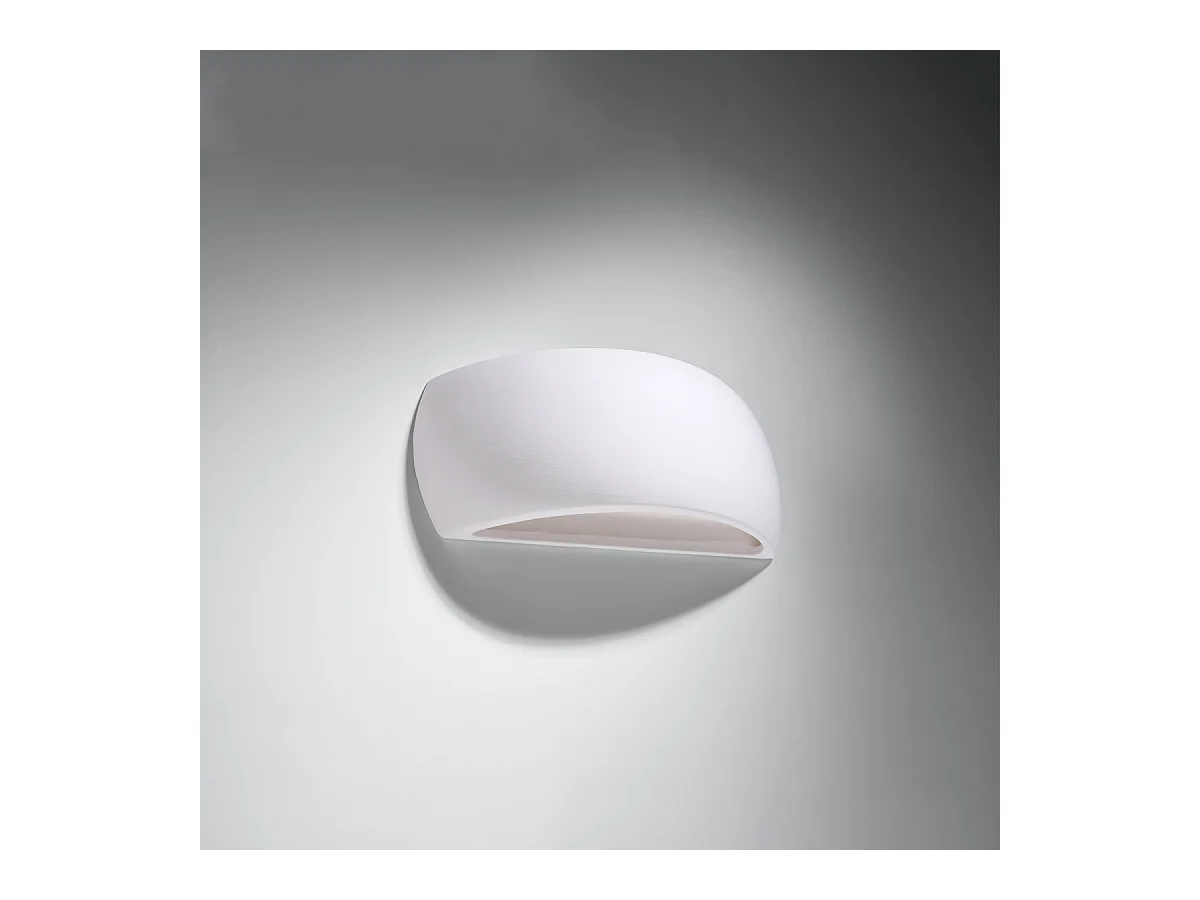 Wandlampen Torow modern van  - 1 lichtbronnen 3000K - L.32 x H.14 cm - wit