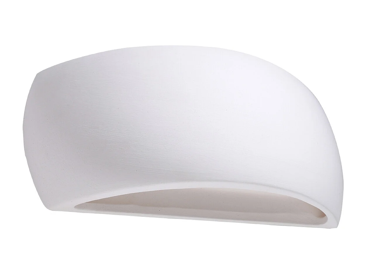 Appliques Torow moderne en céramique - 1 sources lumineuses 3000K - L.32 x H.14 cm - blanc