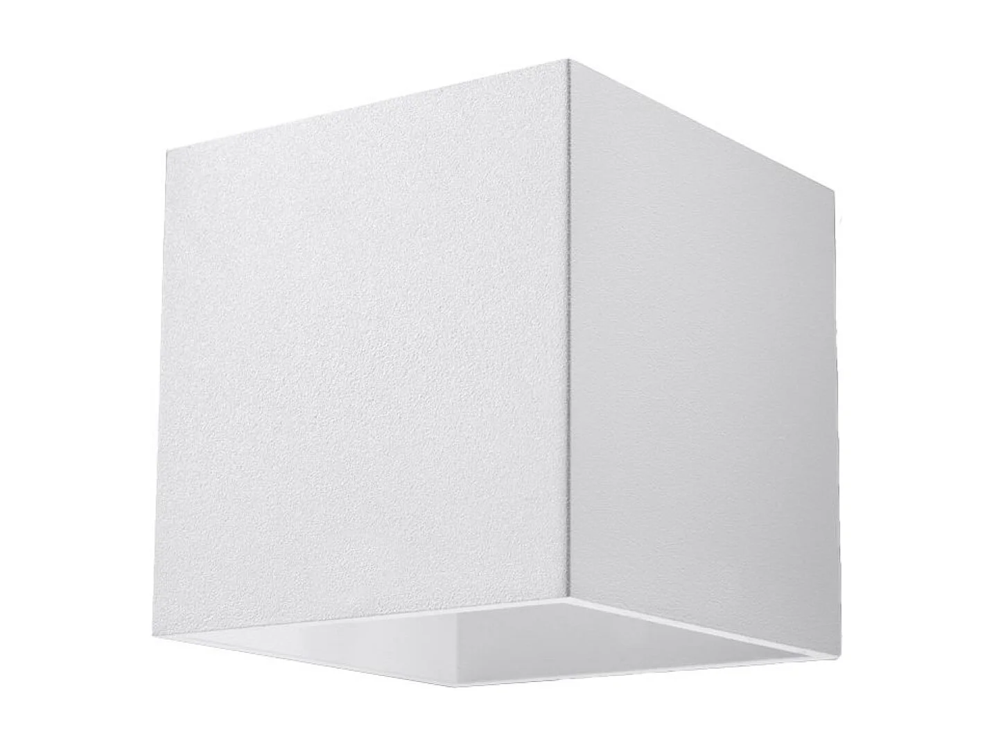 Appliques Quadx moderne en aluminium - 1 sources lumineuses 3000K - L.10 x H.10 cm - blanc