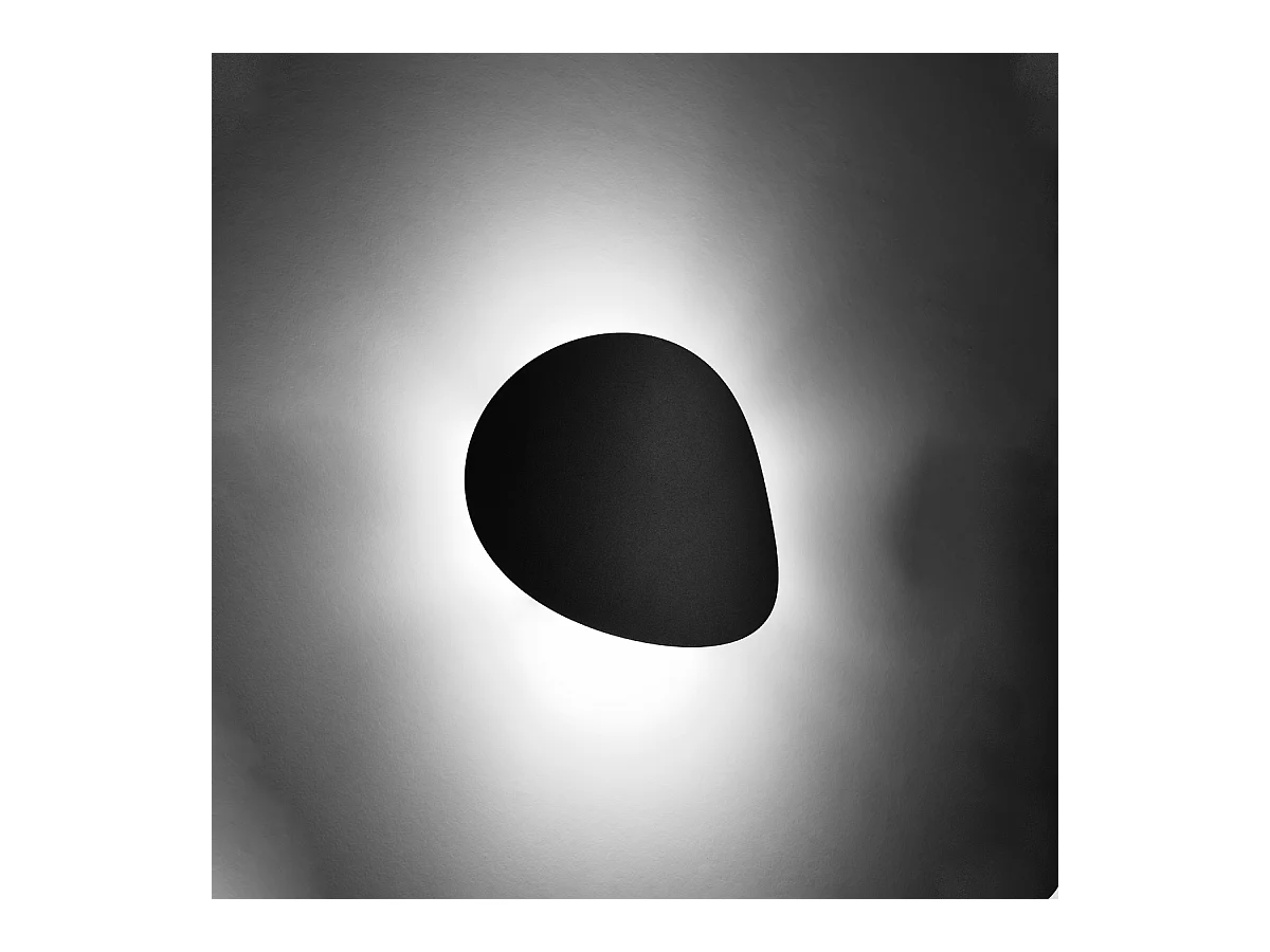 Appliques Perceptix moderne en acier - 2 sources lumineuses 4000K - L.25 x H.29 cm - noir