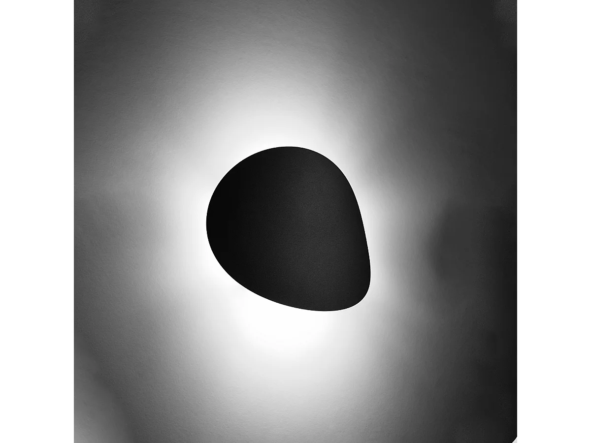 Appliques Perceptix moderne en acier - 2 sources lumineuses 4000K - L.25 x H.29 cm - noir