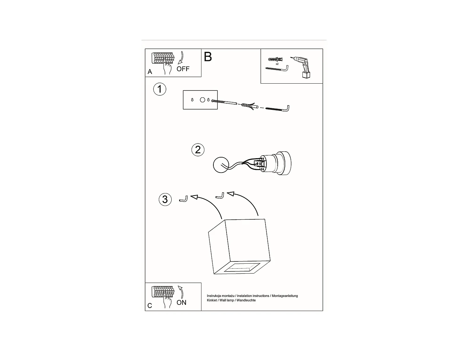 Lampade da parete Astra moderno di ceramica/vetro - 1 sorgenti luminose 3000K - L.14 x A.14 cm - bianco