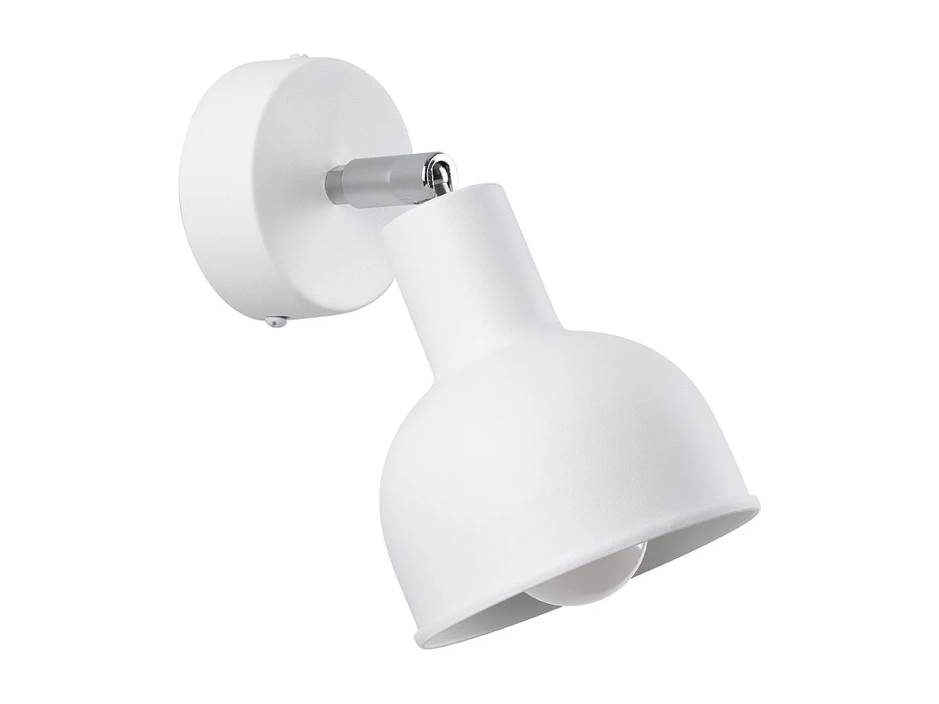 Appliques Zenda grenier en acier - 1 sources lumineuses 3000K - L.19 x H.17 cm - blanc