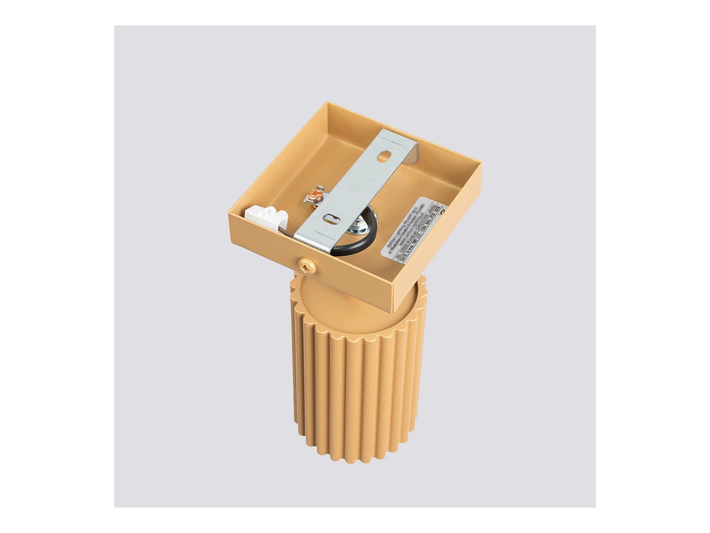 Applique Gloow minimaliste en aluminium - 1 sources lumineuses 3000K - L.8 x H.8 cm - doré