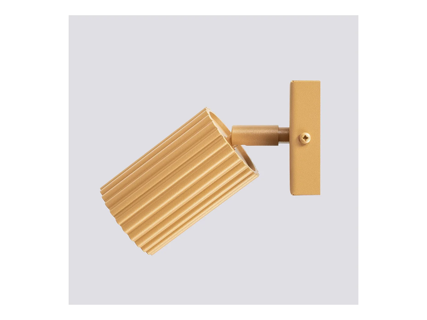 Applique Gloow minimaliste en aluminium - 1 sources lumineuses 3000K - L.8 x H.8 cm - doré