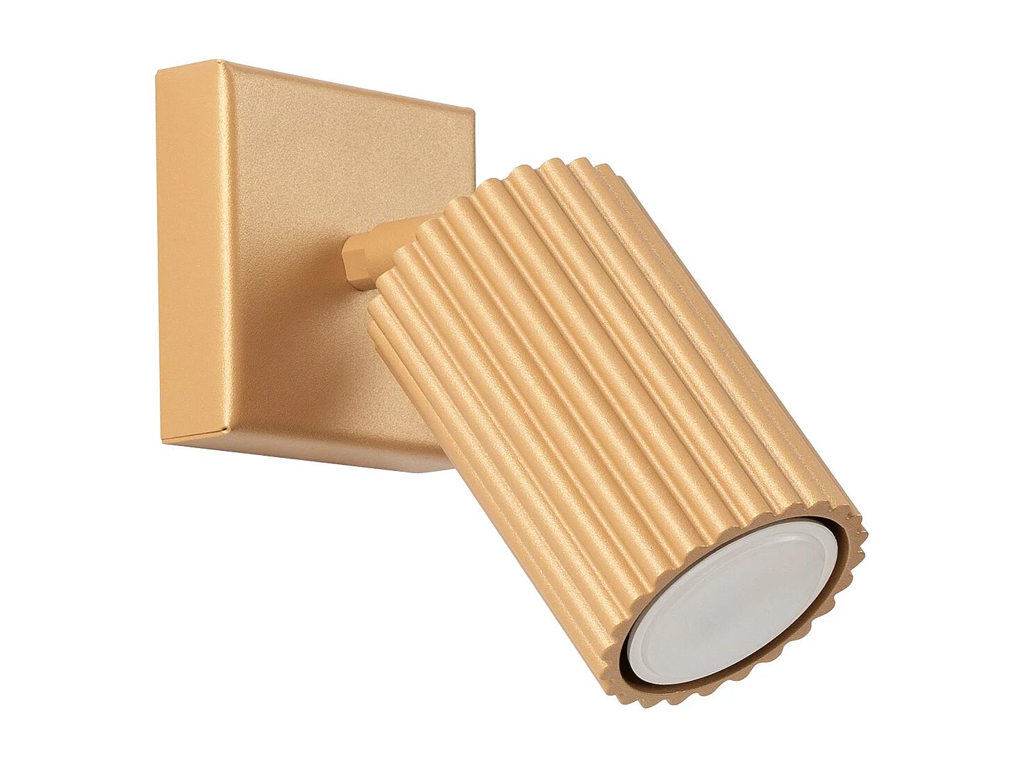 Applique Gloow minimaliste en aluminium - 1 sources lumineuses 3000K - L.8 x H.8 cm - doré