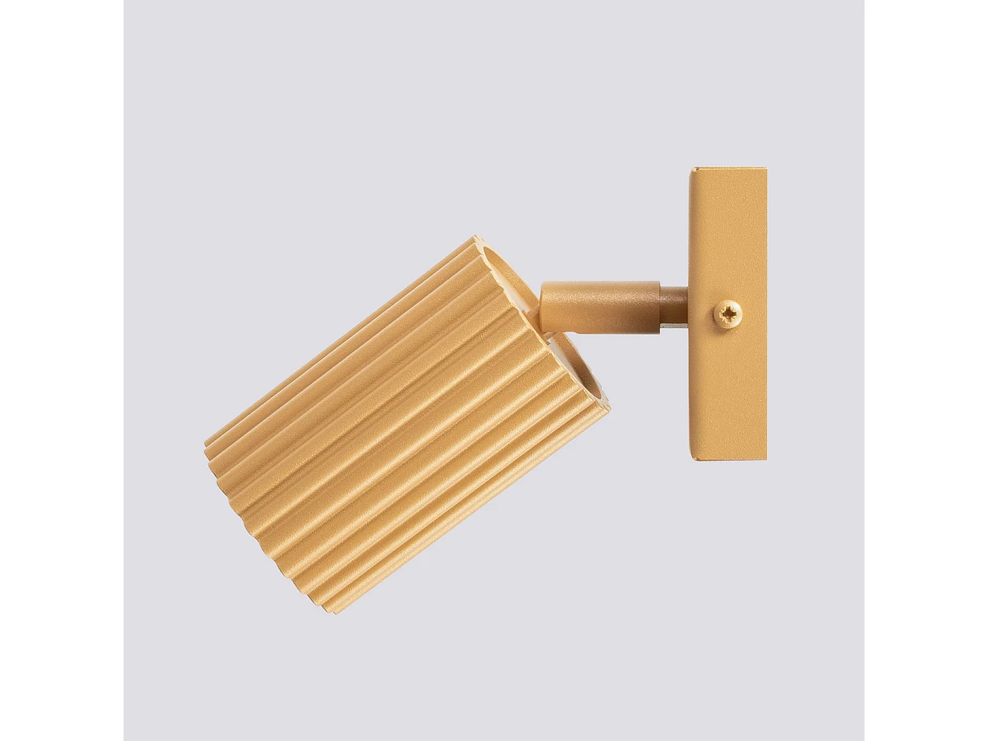 Applique Gloow minimaliste en aluminium - 1 sources lumineuses 3000K - L.8 x H.8 cm - doré