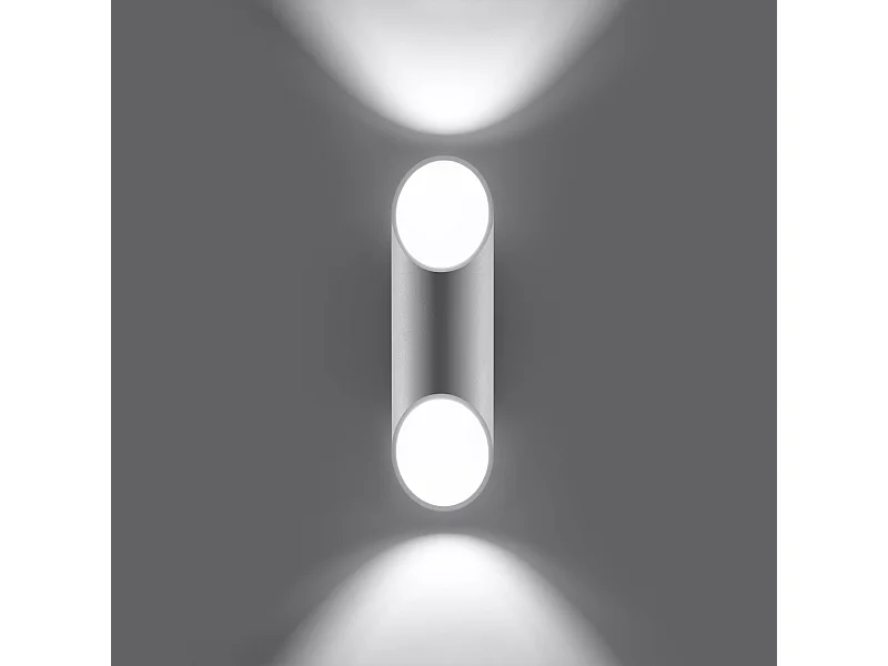 Wandlampen Zitiex modern van  - 1 lichtbronnen 3000K - L.10 x H.30 cm - wit