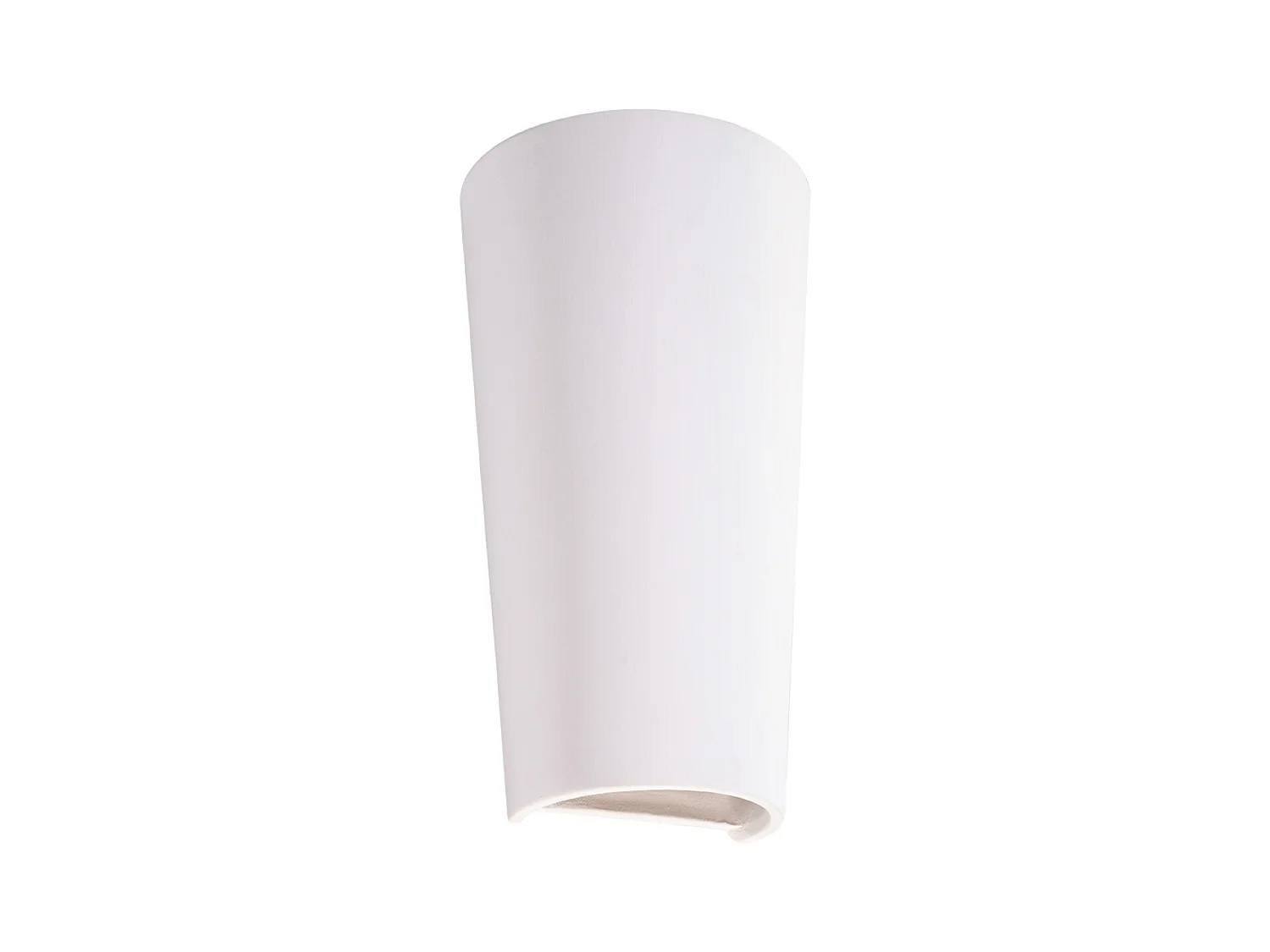 Lampade da parete Lanoo moderno di ceramica - 1 sorgenti luminose 3000K - L.16,5 x A.29 cm - bianco