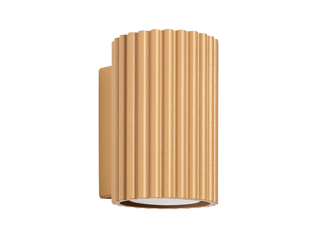 Wandleuchte Gloow minimalistisch aus  Aluminium - 1 lichtquellen 3000K - L.6,5 x H. cm - golden