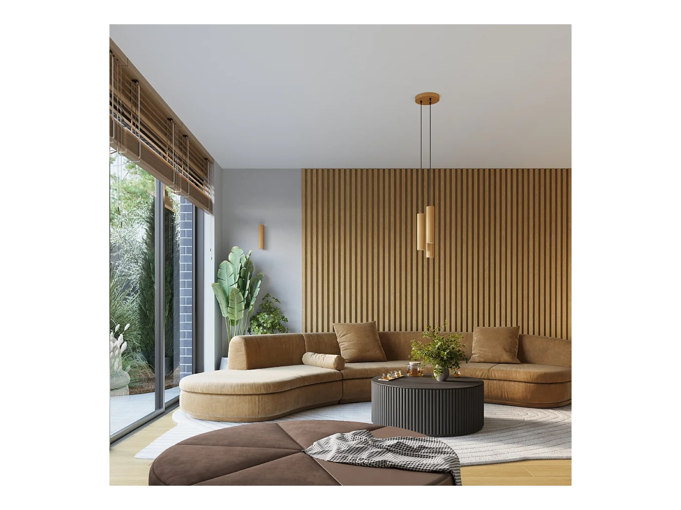 Wandleuchte Gloow minimalistisch aus  Aluminium - 1 lichtquellen 3000K - L.6,5 x H. cm - golden