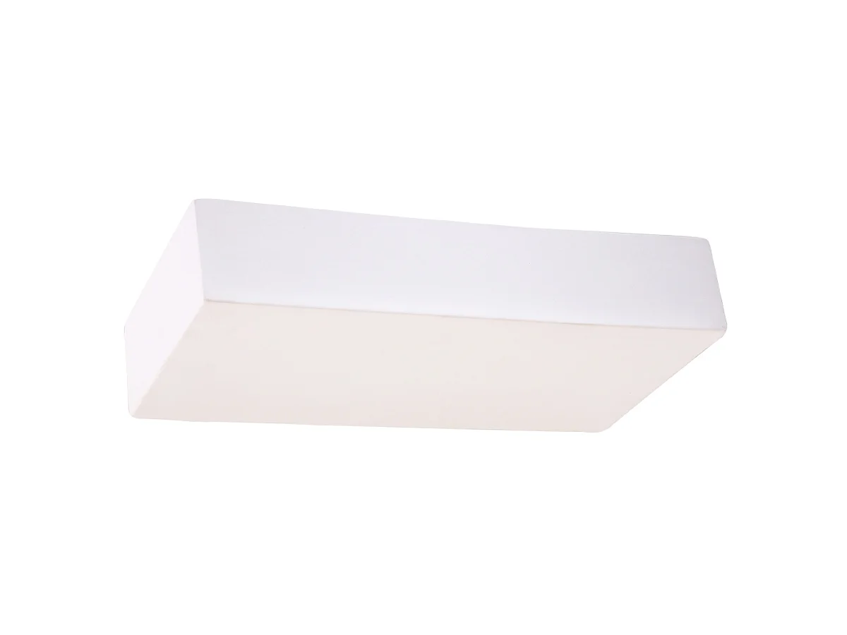 Wandlampen Flain modern van  - 2 lichtbronnen 3000K - L.31 x H.6,5 cm - wit