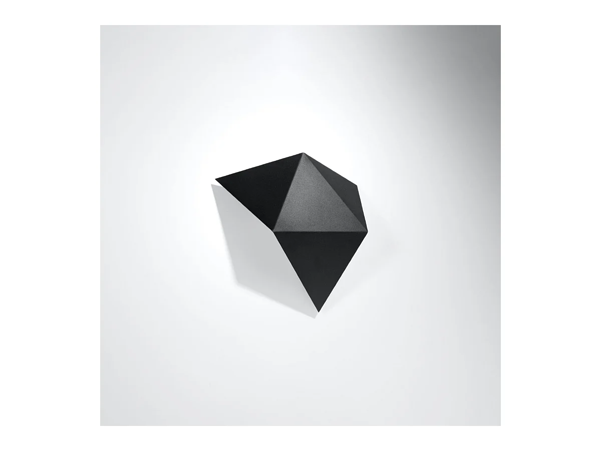 Wandlampen Solara modern aus  Stahl - 2 lichtquellen 3000K - L.27 x H. cm - Schwarz