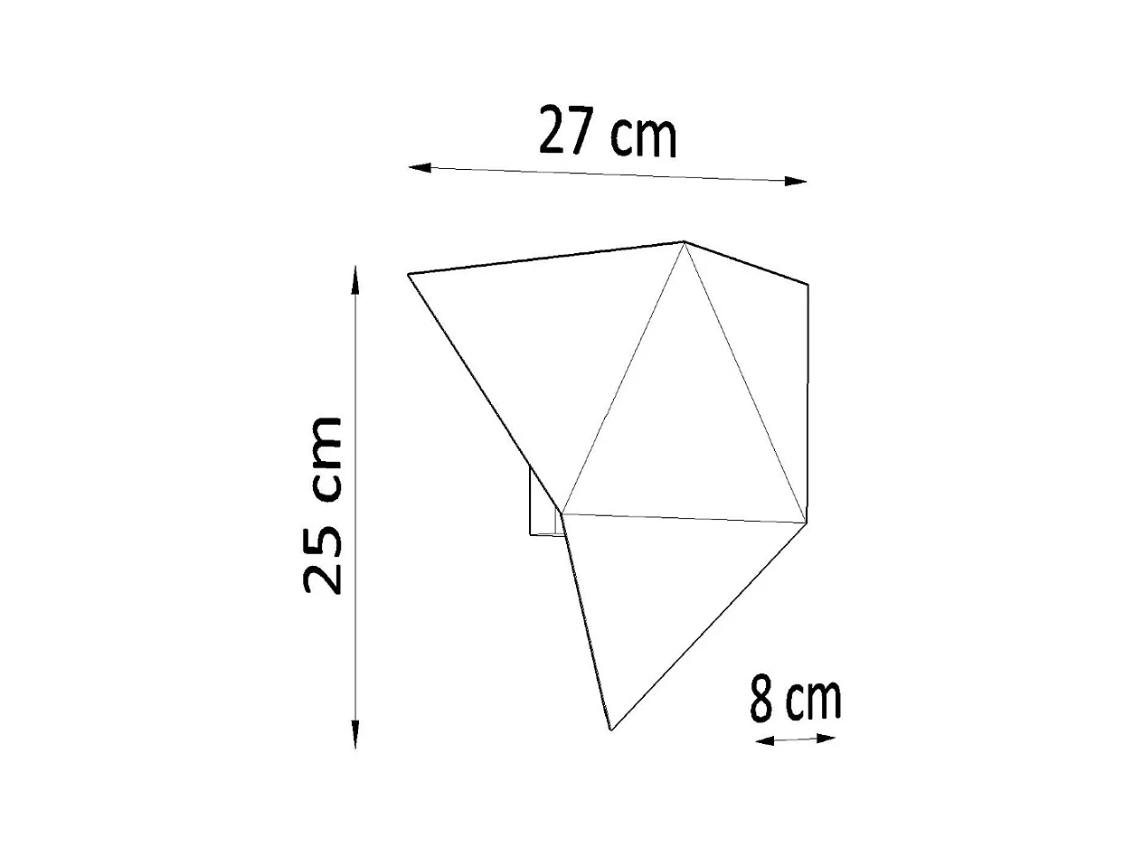 Wandlampen Solara modern aus  Stahl - 2 lichtquellen 3000K - L.27 x H. cm - Schwarz