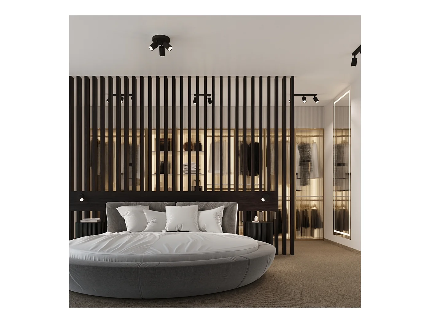 Applique Gloow minimaliste en aluminium - 1 sources lumineuses 3000K - L.8 x H.16 cm - noir