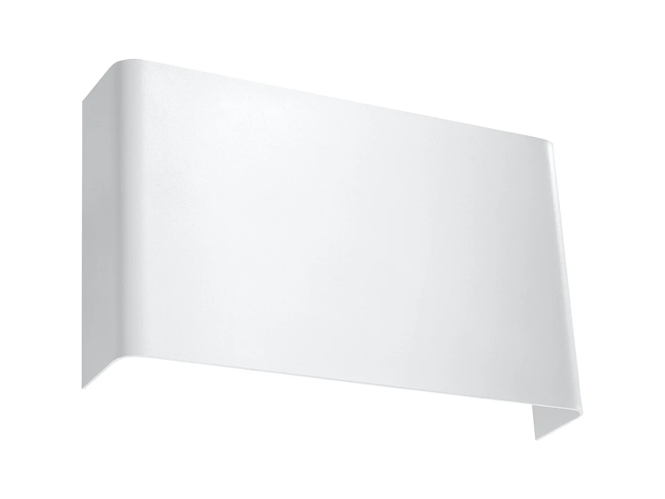 Lampade da parete Overaqua moderno di acciaio - 2 sorgenti luminose 3000K - L.25 x A.15 cm - bianco
