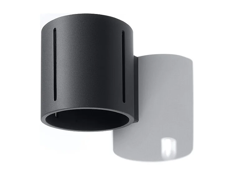 Appliques Brich moderne en aluminium - 1 sources lumineuses 3000K - L.10 x H.10 cm - noir