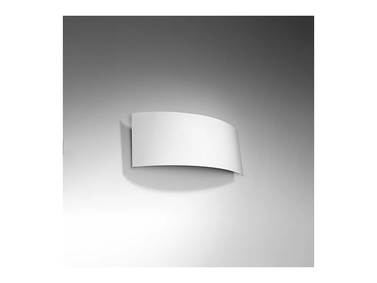 Wandlampen Terrium modern aus  Stahl - 2 lichtquellen 3000K - L.34 x H. cm - Weiß