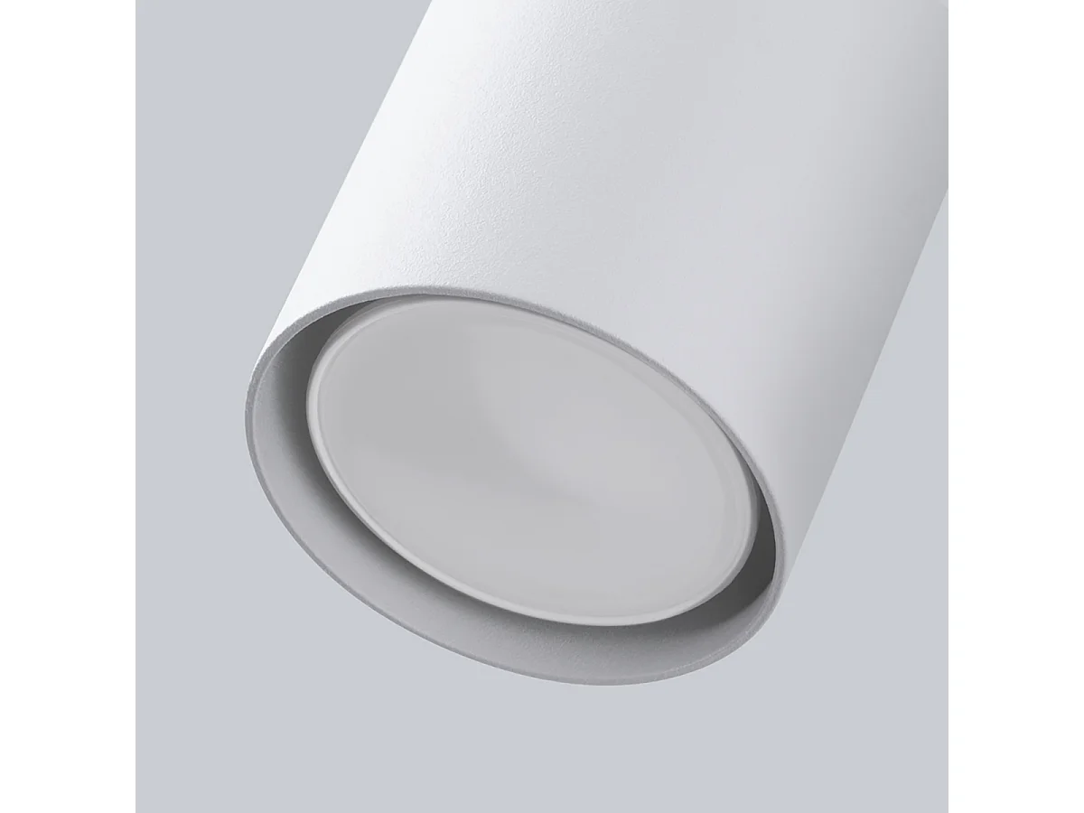 Appliques Torim minimaliste en acier - 1 sources lumineuses 3000K - L.8 x H.18,5 cm - blanc