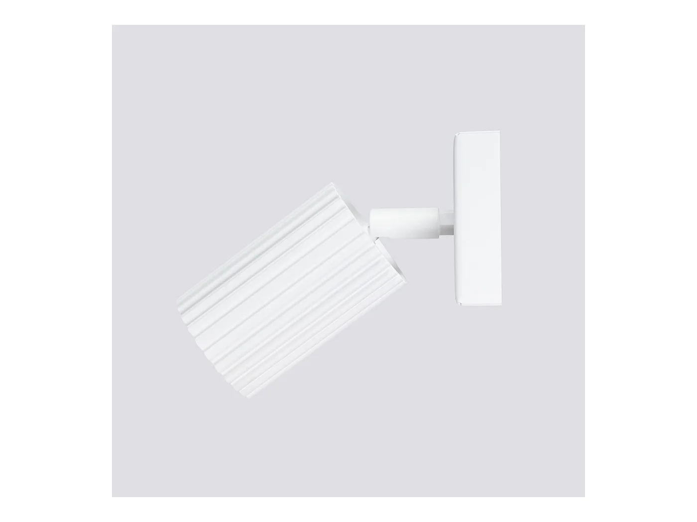 Applique Gloow minimaliste en aluminium - 1 sources lumineuses 3000K - L.8 x H.8 cm - blanc