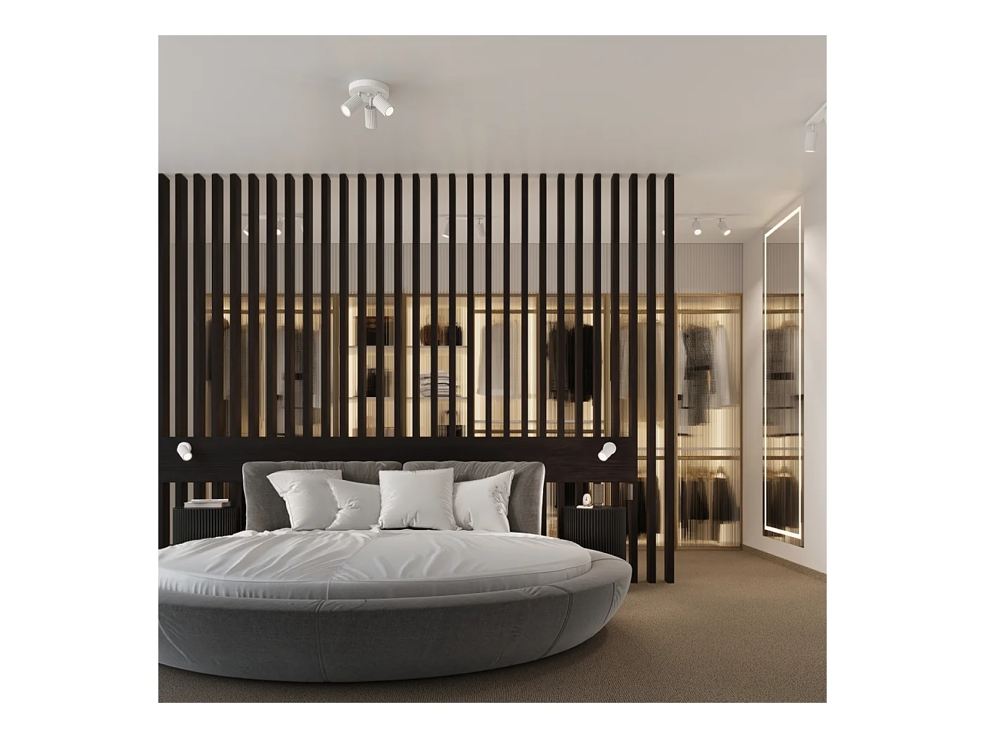 Applique Gloow minimaliste en aluminium - 1 sources lumineuses 3000K - L.8 x H.8 cm - blanc