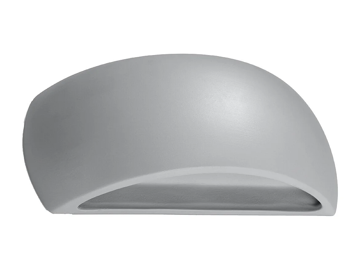 Appliques Torow moderne en céramique - 1 sources lumineuses 3000K - L.32 x H.14 cm - gris