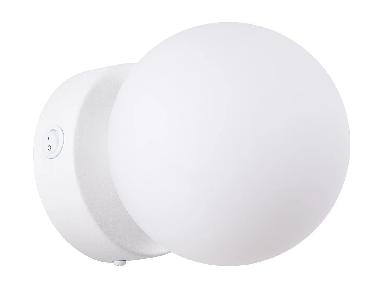 Applique Zynfi moderne en acier/verre - 1 sources lumineuses 3000K - L.12 x H.12 cm - blanc