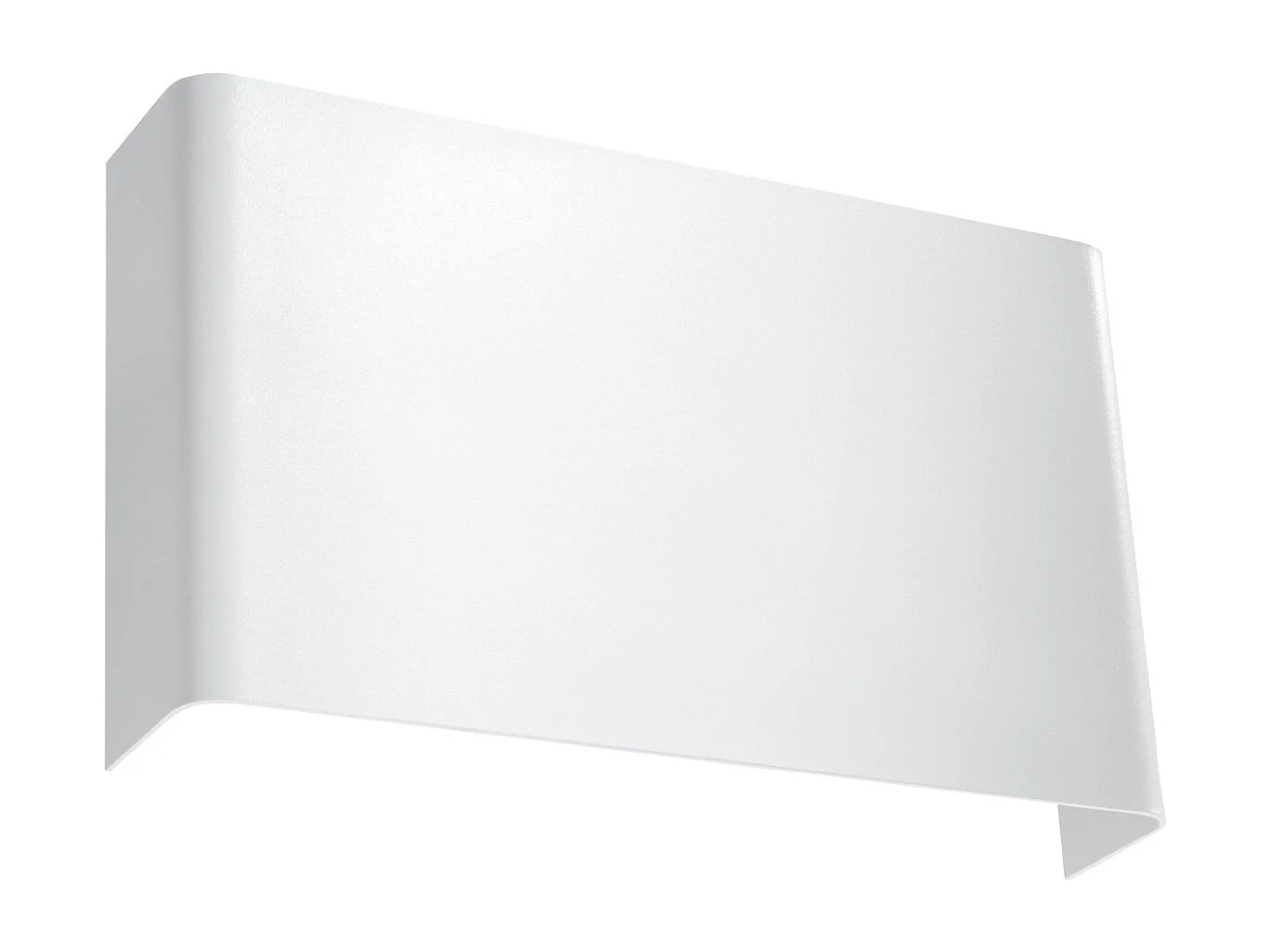 Appliques Overaqua moderne en acier - 2 sources lumineuses 4000K - L.25 x H.15 cm - blanc