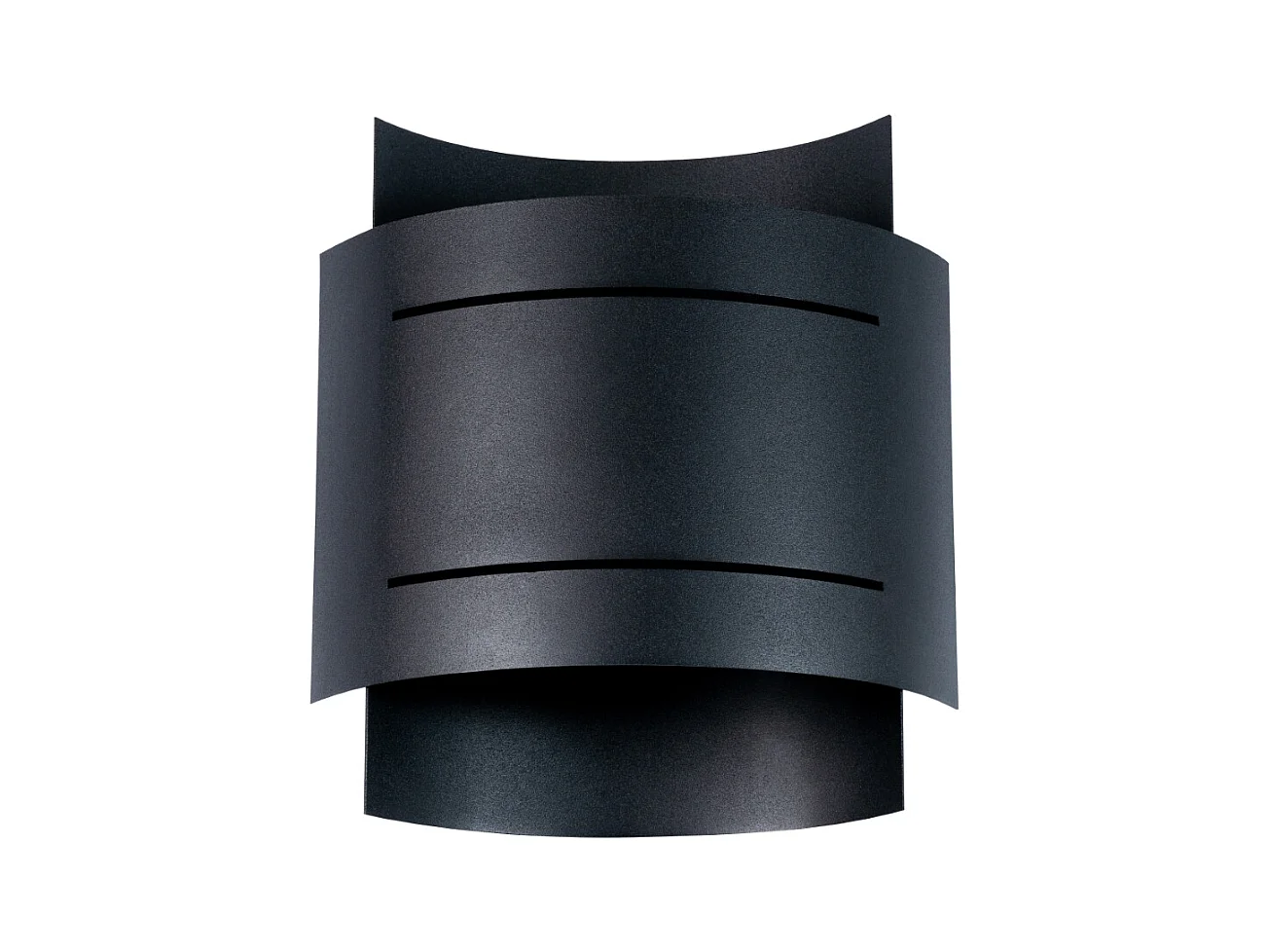 Wandlampen Ignisra modern aus  Stahl - 1 lichtquellen 3000K - L.21 x H. cm - Schwarz