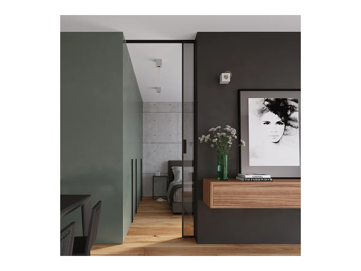 Lampy biurkowe industrialny Zxina, beton - 1 źródło światła 3000K - L.10 x H.10 cm - szary