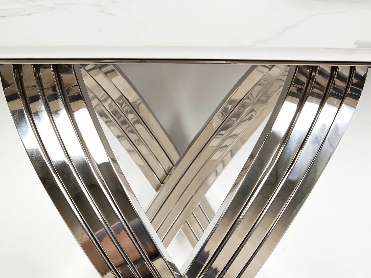 MESA ACERO INOX PLATEADO TAPA MARMOL ARTIFICIALdale un toque diferente a tu hogar