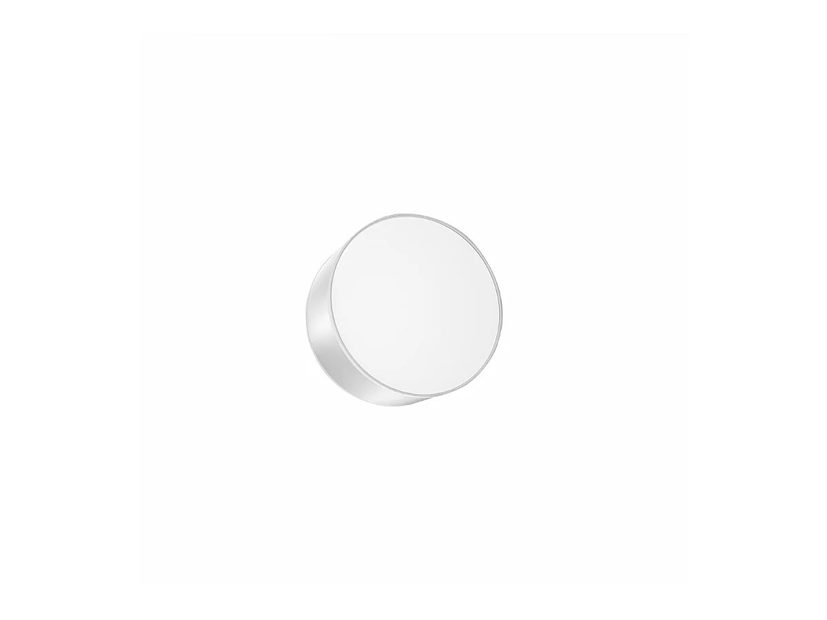 Plafonniers Cercle minimaliste en PVC - 1 sources lumineuses 3000K - L.25 x H.11 cm - gris