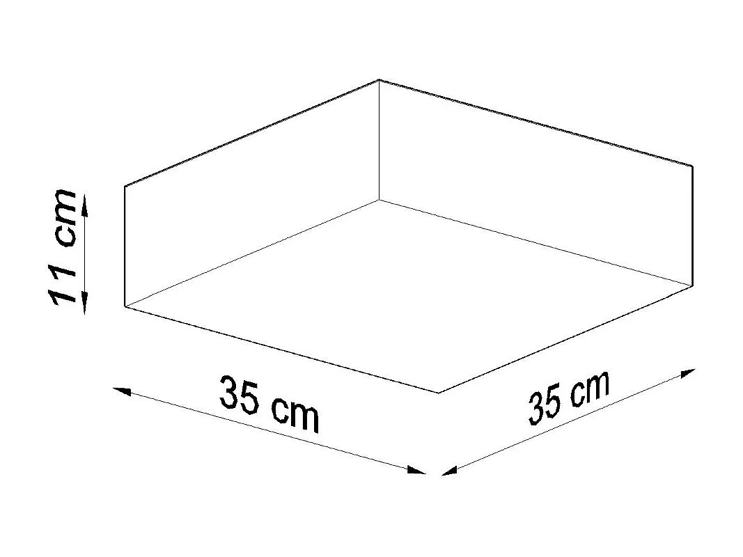 Plafonniers Care minimaliste en PVC - 2 sources lumineuses 3000K - L.35 x H.11 cm - gris