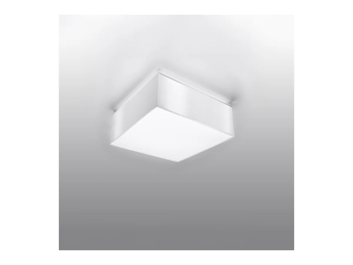 Plafondlampen Care minimalistisch van  - 1 lichtbronnen 3000K - L.25 x H.11 cm - wit