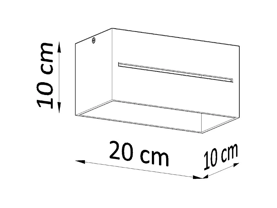 Plafonniers Zorbo maxi moderne en aluminium - 2 sources lumineuses 3000K - L.20 x H.10 cm - blanc